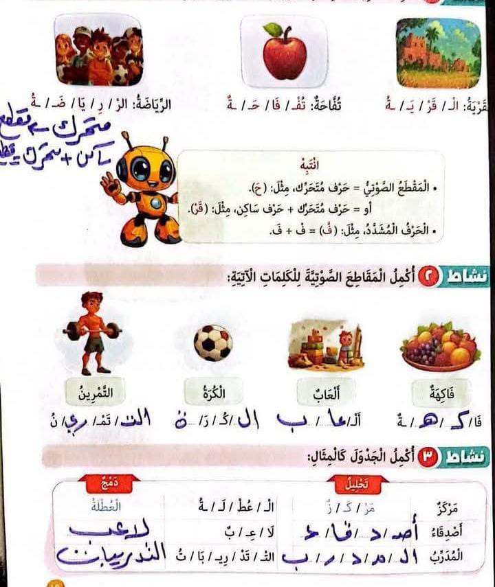 حل كتاب العربي تانيه ابتدائي8.png